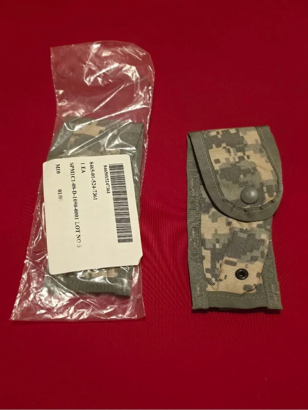 New Genuine USGI MOLLE II UCP ACU 9mm Single Mag Pouch